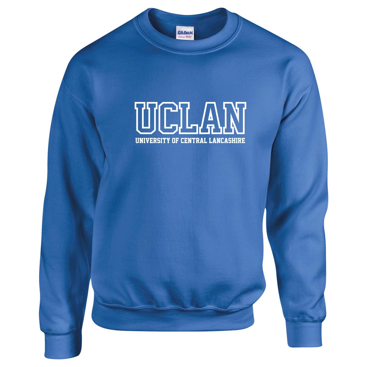 Ocean Blue UCLan Logo Jumper